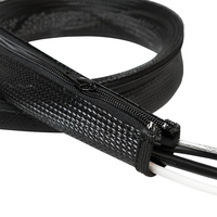 [3710980000] LogiLink KAB0048 - Cable management - Black - Polyester - -50 - 150 °C - 1 m - 3.5 cm