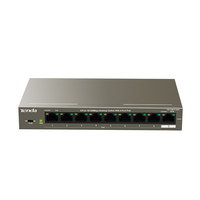 Tenda TEF1109P-8-102W - Fast Ethernet (10/100) - Vollduplex - Power over Ethernet (PoE)