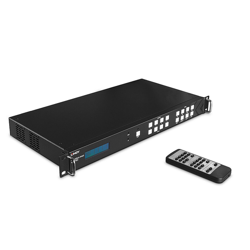 [15958772000] Lindy 4x4 HDMI 4K60 Matrix with Video Wall Scaling