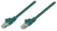 [1249074000] Intellinet Network Patch Cable - Cat6 - 0.5m - Green - CCA - U/UTP - PVC - RJ45 - Gold Plated Contacts - Snagless - Booted - Lifetime Warranty - Polybag - 0.5 m - Cat6 - U/UTP (UTP) - RJ-45 - RJ-45