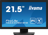 Iiyama 21.5" PCAP Bezel Free Front Speakers 10P Touch with Anti-Finger print coating IPS - Flachbildschirm (TFT/LCD) - 54,6 cm