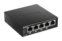 [1339468000] D-Link DGS-1005P - Unmanaged - L2 - Gigabit Ethernet (10/100/1000) - Full duplex - Power over Ethernet (PoE) - Wall mountable