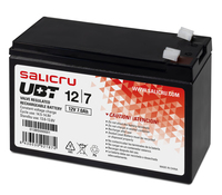 SALICRU UBT 12/7 - Plombierte Bleisäure (VRLA) - 12 V - 1 Stück(e) - Schwarz - 7 Ah - 5 Jahr(e)