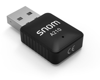 Snom A210 - Kabellos - USB - WLAN - Wi-Fi 5 (802.11ac) - 433 Mbit/s - Schwarz