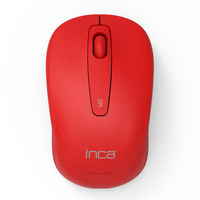 [15646013000] Cian Technology GmbH Inca IWM-331RK - Ambidextrous - Optical - RF Wireless - 1600 DPI - Red