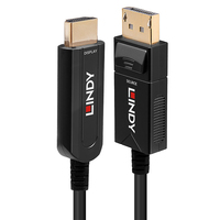 Lindy Video- / Audiokabel - DisplayPort (M) bis HDMI (M) - 20 m