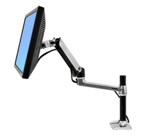 [2106751000] Ergotron LX Series Desk Mount LCD Arm - Tall Pole - 11.3 kg - 86.4 cm (34") - 75 x 75 mm - 100 x 100 mm - Black