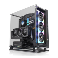 Thermaltake Core P3 TG Pro - Midi Tower - PC - Black - ATX - EATX - micro ATX - Mini-ITX - SPCC - Tempered glass - Gaming