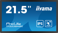 Iiyama TF2238MSC 54.5cm MTOUCH IPS 21.5''/1920x1080/DP/HDMI/USB/PCAP - Flachbildschirm (TFT/LCD) - 54,5 cm