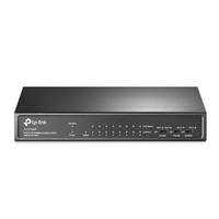 TP-LINK 9-Port 10/100Mbps Desktop Switch with 8-Port PoE+ - Unmanaged - Fast Ethernet (10/100) - Power over Ethernet (PoE)