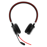 Jabra Evolve 40 MS Stereo - Kabelgebunden - Büro/Callcenter - 171 g - Kopfhörer - Schwarz