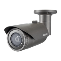 [7865228000] Hanwha Techwin Hanwha QNO-6012R - IP security camera - Outdoor - Wired - Ceiling/wall - Grey - Bullet