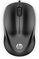 [6666464000] HP Wired Mouse 1000 - Ambidextrous - USB Type-A - 1200 DPI - Black