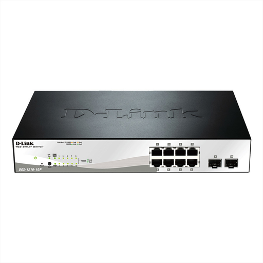 D-Link PoE Switch DGS-1210-10P 10 Port - Switch - 1 Gbps