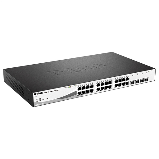 D-Link PoE Switch DGS-1210-28P 28 Port - Switch - Fiber Optic