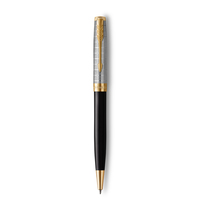 [9701982000] Parker Sonnet - Clip - Twist retractable ballpoint pen - Refillable - Black - 1 pc(s) - Medium