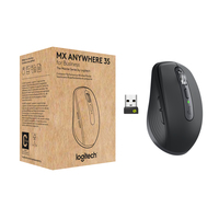 [15970588000] Logitech MX Anywhere 3S for Business - rechts - Laser - RF Wireless + Bluetooth - 8000 DPI - Graphit