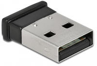 Delock 61014 - Wireless - USB - Bluetooth - 3 Mbit/s - Black - Silver
