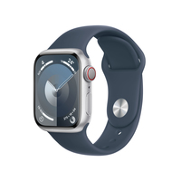 [16702964000] Apple Watch Series 9 GPS+ Cellular 41 mm Aluminiumgehäuse Sport Band Storm Blue