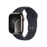 [16702908000] Apple Watch Series 9 GPS+ Cellular 41 mm Edelstahlgehäuse Graphit Sportarmband