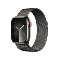 [16702922000] Apple Watch Series 9 Edelstahl 41 mm GPS+ Cellular Graphit Milanaise Armband