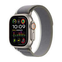 [16702927000] Apple Watch Ultra 2 Titanium Cellular 49mm Trail Loop gruen/grau M/L