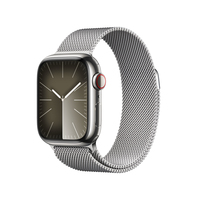 [16702843000] Apple Watch Series 9 GPS+ Cellular 41 mm Edelstahlgehäuse Milanese Loop
