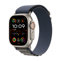 [16703007000] Apple Watch Ultra 2 Titanium Cellular 49mm Alpine Loop blau Small