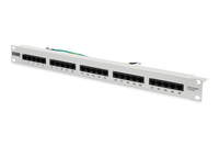 [1242509000] DIGITUS CAT 3 ISDN Patch Panel, unshielded, grey