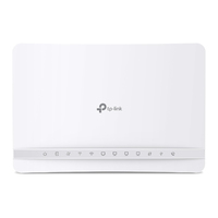 TP-LINK Wi-Fi 6 Internet Box 4 - Wi-Fi 6 (802.11ax) - Dual-band (2.4 GHz / 5 GHz) - Ethernet LAN - ADSL - White - Tabletop router
