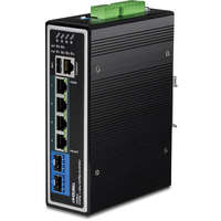 TRENDnet TI-BG62I - Managed - L2+ - Gigabit Ethernet (10/100/1000) - Full duplex - Power over Ethernet (PoE)
