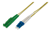 [4940401000] DIGITUS Fiber Optic Patch Cord, E2000 (8° APC) to LC (UPC), Singlemode