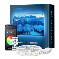 Govee RGB Bluetooth LED Backlight For TVs 46-60 Inches - Intelligenter Leuchtstreifen - Weiß - Bluetooth - LED - Multi - Kunststoff