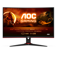 [9443331000] AOC G2 C24G2AE/BK - 59.9 cm (23.6") - 1920 x 1080 pixels - Full HD - LED - 1 ms - Black - Red