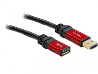 [1970481000] Delock 1.0m USB 3.0 A M/F - 1 m - USB A - USB A - USB 3.2 Gen 1 (3.1 Gen 1) - Male/Female - 5000 Mbit/s