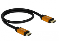 [6863214000] Delock 85726 - 0,5 m - HDMI Typ A (Standard) - HDMI Typ A (Standard) - 3D - 48 Gbit/s - Schwarz - Gold