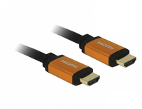 [6863216000] Delock 85728 - 1.5 m - HDMI Type A (Standard) - HDMI Type A (Standard) - 7680 x 4320 pixels - 48 Gbit/s - Black - Gold