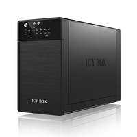 [3127237000] ICY BOX IB-RD3620SU3 - SATA - Serial ATA II - Serial ATA III - 1,11 kg - Desktop - Schwarz
