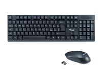 Equip Wireless Tastatur+ Maus Layout italienisch schwarz - Tastatur