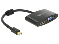 Delock 65553 - 0,18 m - Mini DisplayPort - HDMI + VGA (D-Sub) - Männlich - Weiblich - 1920 x 1200 Pixel