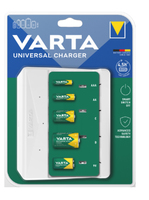 [14765176000] Varta Universal Charger - Nickel-Metallhydrid (NiMH) - Kurzschluß - 9V - AA - AAA - C - D - 4 Stück(e) - Akkus/Batterien enthalten