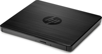 HP External USB DVDRW Drive - Black - Notebook - DVD±RW - USB 2.0 - 24x - 8x