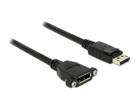 [4900125000] Delock DisplayPort-Verlängerungskabel - DisplayPort (W) bis DisplayPort (M) - 1 m