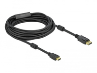[9447169000] Delock 85960 - 10 m - HDMI Type A (Standard) - DisplayPort - Male - Male - Straight