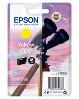 Epson Singlepack Yellow 502 Ink - Standardertrag - Tinte auf Pigmentbasis - 3,3 ml - 165 Seiten - 1 Stück(e)