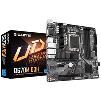 [16778239000] Gigabyte MB GBT Intel 1700 Q670M D3H - Micro/Mini/Flex-ATX - USB 3.1