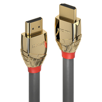 Lindy 37865 7.5m HDMI Type A (Standard) HDMI Type A (Standard) Gold - Grau HDMI-Kabel