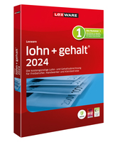 Lexware lohn+gehalt 2024 Jahresversion - Finanzen/Steuer - Deutsch