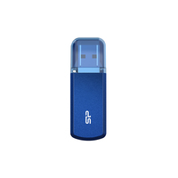 [8657594000] Silicon Power Helios 202 - 64 GB - USB Typ-A - 3.2 Gen 1 (3.1 Gen 1) - Kappe - 10 g - Blau