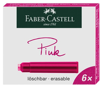 [8651379000] FABER-CASTELL 6 Tintenpatronen Standard pink - Pink - Mehrfarbig - Polypropylen (PP) - Füllfederhalter - Deutschland - Box